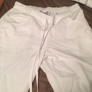 White greys anatomy scrub pants